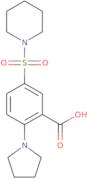 5-(Piperidine-1-sulfonyl)-2-(pyrrolidin-1-yl)benzoic acid