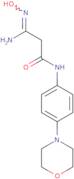 2-(N'-Hydroxycarbamimidoyl)-N-[4-(morpholin-4-yl)phenyl]acetamide