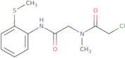 2-Chloro-N-methyl-N-({[2-(methylsulfanyl)phenyl]carbamoyl}methyl)acetamide