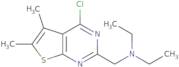 ({4-Chloro-5,6-dimethylthieno[2,3-d]pyrimidin-2-yl}methyl)diethylamine