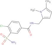 benzamide, 3-(aminosulfonyl)-4-chloro-n-[(1,5-dimethyl-1h-pyrrol-2-yl)methyl]-