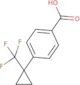 4-[1-(Trifluoromethyl)cyclopropyl]benzoic acid