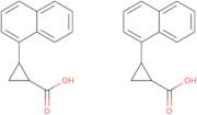 rac-(1R,2R)-2-(Naphthalen-1-yl)cyclopropane-1-carboxylic acid