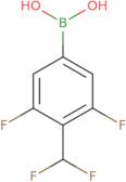 (4-(Difluoromethyl)-3,5-difluorophenyl)boronic acid