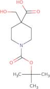 1-(tert-Butoxycarbonyl)-4-(hydroxymethyl)-4-piperidinecarboxylic acid