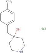 4-[(4-Methylphenyl)methyl]piperidin-4-ol hydrochloride