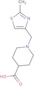 1-[(2-Methyl-1,3-thiazol-4-yl)methyl]piperidine-4-carboxylic acid