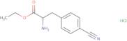 Ethyl 2-amino-3-(4-cyanophenyl)propanoate hydrochloride