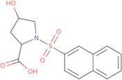 4-Hydroxy-1-(naphthalene-2-sulfonyl)pyrrolidine-2-carboxylic acid