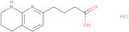 4-(5,6,7,8-Tetrahydro-1,8-naphthyridin-2-yl)butanoic acid hydrochloride