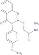 2-{[3-(4-Methoxyphenyl)-4-oxo-3,4-dihydroquinazolin-2-yl]sulfanyl}acetohydrazide