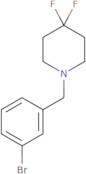 1-[(3-Bromophenyl)methyl]-4,4-difluoropiperidine