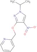 2-[(4-Nitro-1-propan-2-ylpyrazol-3-yl)oxymethyl]pyridine