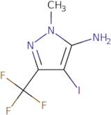 4-Iodo-1-methyl-3-(trifluoromethyl)-1H-pyrazol-5-amine