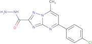 5-(4-Chlorophenyl)-7-methyl-[1,2,4]triazolo[1,5-a]pyrimidine-2-carbohydrazide