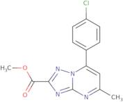 Methyl 7-(4-chlorophenyl)-5-methyl[1,2,4]triazolo[1,5-a]pyrimidine-2-carboxylate