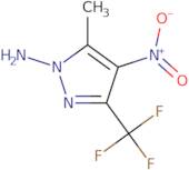 5-Methyl-4-nitro-3-(trifluoromethyl)-1H-pyrazol-1-amine