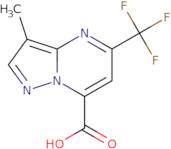 3-Methyl-5-(trifluoromethyl)pyrazolo[1,5-a]pyrimidine-7-carboxylic acid