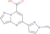 5-(1-Methyl-1H-pyrazol-3-yl)pyrazolo[1,5-a]pyrimidine-7-carboxylic acid