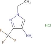 1-Ethyl-3-(trifluoromethyl)-1H-pyrazol-4-amine hydrochloride