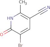 5-Bromo-2-methyl-6-oxo-1,6-dihydropyridine-3-carbonitrile