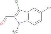 5-Bromo-3-chloro-1-methyl-1H-indole-2-carbaldehyde