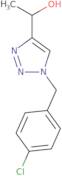 1-{1-[(4-Chlorophenyl)methyl]-1H-1,2,3-triazol-4-yl}ethan-1-ol