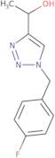 1-{1-[(4-Fluorophenyl)methyl]-1H-1,2,3-triazol-4-yl}ethan-1-ol