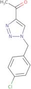 1-{1-[(4-Chlorophenyl)methyl]-1H-1,2,3-triazol-4-yl}ethan-1-one