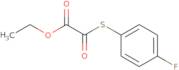 Ethyl 2-(4-fluorophenyl)sulfanyl-2-oxo-acetate