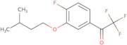 2,2,2-Trifluoro-1-(4-fluoro-3-(isopentyloxy)phenyl)ethanone