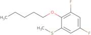 (3,5-Difluoro-2-(pentyloxy)phenyl)(methyl)sulfane