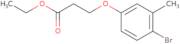 Ethyl 3-(4-bromo-3-methyl-phenoxy)propanoate