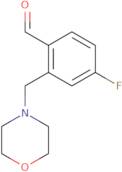 4-Fluoro-2-(morpholinomethyl)benzaldehyde