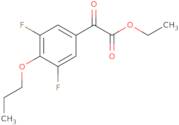 Ethyl 2-(3,5-difluoro-4-propoxyphenyl)-2-oxoacetate