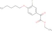 Ethyl 2-(3-fluoro-4-(pentyloxy)phenyl)-2-oxoacetate