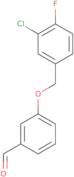 3-(3-Chloro-4-fluorobenzyloxy)benzaldehyde