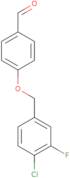 4-(4-Chloro-3-fluorobenzyloxy)benzaldehyde