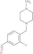 3-Fluoro-4-[(4-methylpiperazino)methyl]benzaldehyde