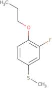 (3-Fluoro-4-propoxyphenyl)(methyl)sulfane