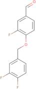 4-((3,4-Difluorobenzyl)oxy)-3-fluorobenzaldehyde