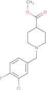 Methyl 1-(3-chloro-4-fluorobenzyl)piperidine-4-carboxylate