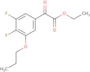 Ethyl 2-(3,4-difluoro-5-propoxyphenyl)-2-oxoacetate