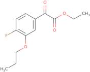 Ethyl 2-(4-fluoro-3-propoxyphenyl)-2-oxoacetate