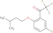 2,2,2-Trifluoro-1-(5-fluoro-2-(isopentyloxy)phenyl)ethanone