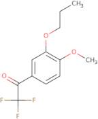 2,2,2-Trifluoro-1-(4-methoxy-3-propoxyphenyl)ethanone