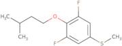 (3,5-Difluoro-4-(isopentyloxy)phenyl)(methyl)sulfane