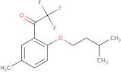 2,2,2-Trifluoro-1-(2-(isopentyloxy)-5-methylphenyl)ethanone