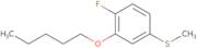 (4-Fluoro-3-(pentyloxy)phenyl)(methyl)sulfane