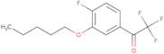 2,2,2-Trifluoro-1-(4-fluoro-3-(pentyloxy)phenyl)ethanone